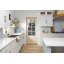 EVELIN 8-Lite Maple Wood and Clear Glass Prehung Interior Door with Handleset & Installation Kit-71626398-71626399-71626400