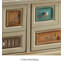 Vintage Hand Painted Solid Wood Shoe Storage Bench-1180643757