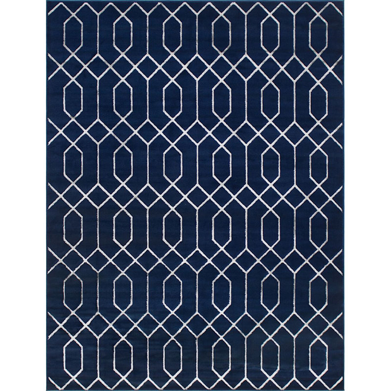 Corando Abstract Indoor Rug, Rectangle 9' x 12'