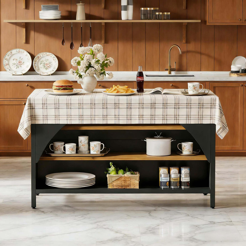Farmhouse Kitchen Shelf,Kitchen Island,Storage Bistro Bar Unit