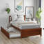 Base de lit en bois avec lit gigogne Platm Bed-1293188028