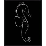 Silly Seahorse Print by Adam Mowery