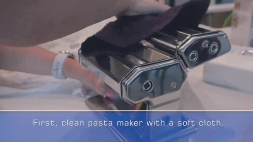 DreamDwell Home Manual Pasta Maker 7 Thickness Settings for Spaghetti,  Fettuccini, Lasagna, Dumpling Skins