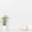 Carrelage mural en porcelaine brillante 12 po x 12 po Silica White Subway