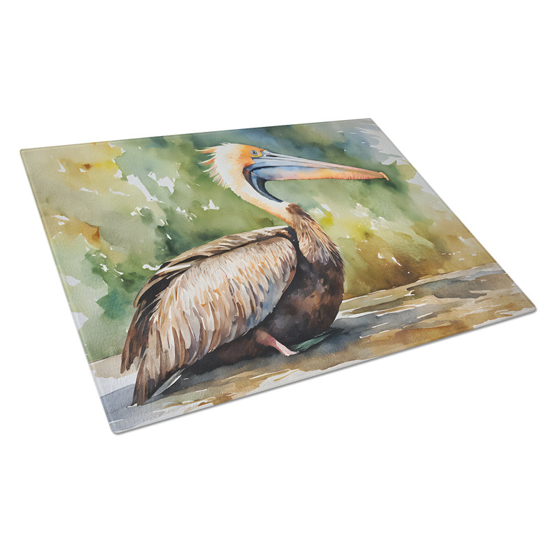 Grande planche à découper en verre Pelican