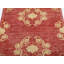 Tapis rouge et doré 2,8 x 3,7 pi noué à la main avec tapis médaillon 100% laine