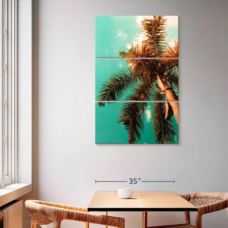 Harnek Simple Palm Tree, 65" H x 42" W