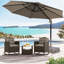 Andrez 308 lbs Patio Square HDPE Umbrella Base