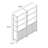 Nicolee 71'' H Storage Bookcase (Set of 2)-758982529