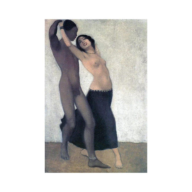 An Afro-European Couple Of Dancers, C.1903 by Otto Muller - Wrapped Canvas Print