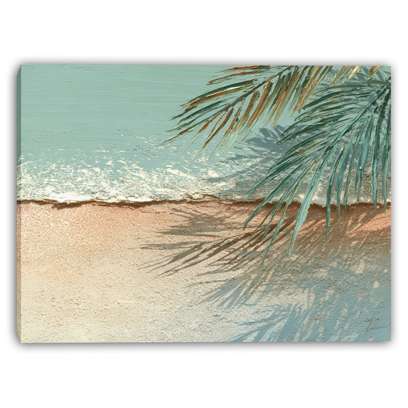 Art mural toile tropicale, H 16 po x l 24 po