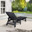 Outdoor Chaise Lounge With Wheels-1145544298