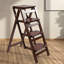 Escabeau robuste en bois Sharatan, capacité de 220 lb