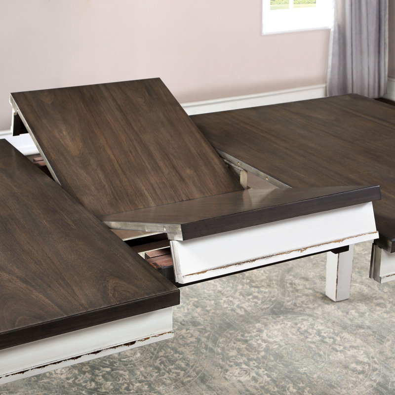Branson 7-Piece Butterfly Leaf Dining Set, Dark Brown