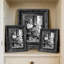 Cadre photo mural noir 3 pièces pour photos 11 po x 14 po-133640256-133640252-133640251