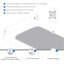 Adelaja 300 Thread Count Organic 100% Cotton Cool & Crisp Percale Weave Sheet Set-1997842932-1997844218