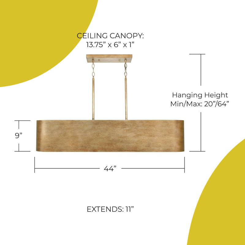 "Lustre îlot 5 lumières Capital Lighting Jude - Design moderne en métal audacieux et lustre mystique"