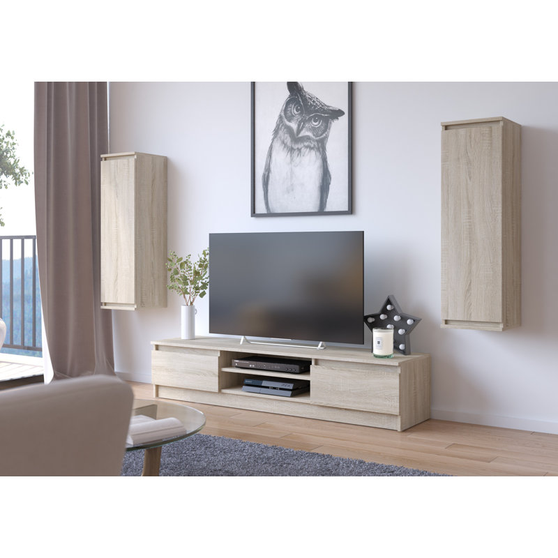 Ryse Unfinished TV Stand for TVs up to 75"