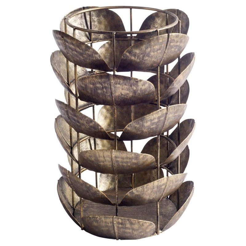 Porte-bougie de table 10 po Bronze