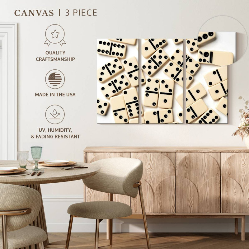Dominos classiques, H 32 po x l 50 po