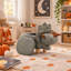 Upholstered Fabric Storage Footstool