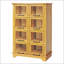 Armoire de rangement moderne avec 8 portes, spacieuse et polyvalente pour la présentation et l'organisation dans n'importe quelle pièce