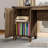 66'' Farmhouse L-Shaped Executive Desk – 1 Drawer & 2 Storage Cabinets, Home Office Desk, Brown