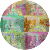 Jardin Tuilleries Brights 16'' Vinyl Placemat