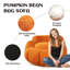 Mignon fauteuil en forme de citrouille