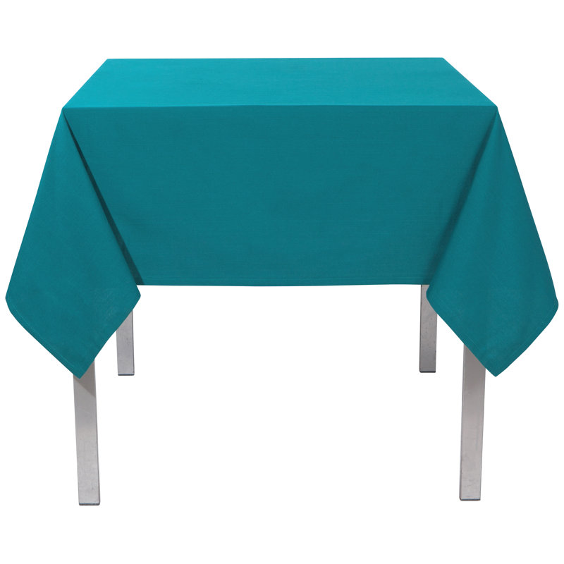 Nappe recyclée West Broadway, Paon, 90 po x 60 po