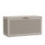 Boîte de rangement extérieure 120 gallons, boîte de rangement en résine imperméable et verrouillable avec siège-131176325