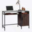 Bureau, finition noyer foncé