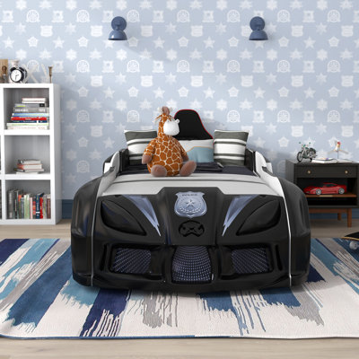 Lunnie Twin Police Car Bed With Lights