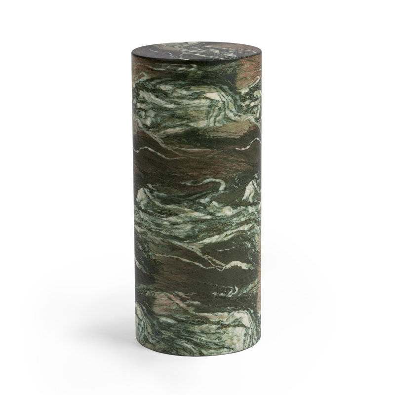 Norfolk Round Display Pedestal, 31" H x 34.5" W x 34.5" D, Green