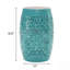 Table d'appoint en mosaïque bleu sarcelle avec motif bohème, parfaite pour une utilisation intérieure et extérieure, mobilier décoratif durable et élégant-731635817