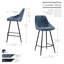 Upholstered and Velvet Bar Stool-537271089