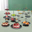 Ensemble de 12 présentoirs à desserts ronds-101986863