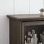 Vitrine à 4 niveaux avec portes rabattables, idéale pour les objets de collection et de décoration intérieure, solution de rangement durable et élégante-1215163716