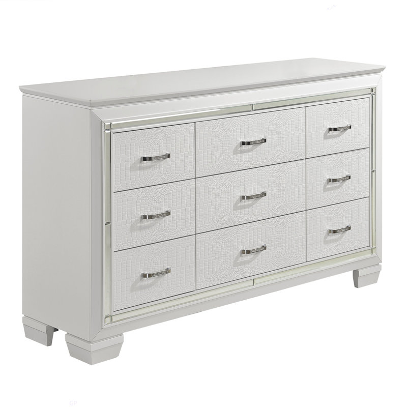 Commode de style audacieux 9 tiroirs
