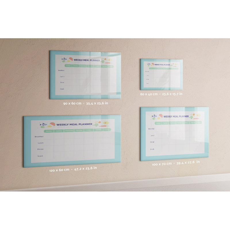 Magnetic Glass Dry Erase Board