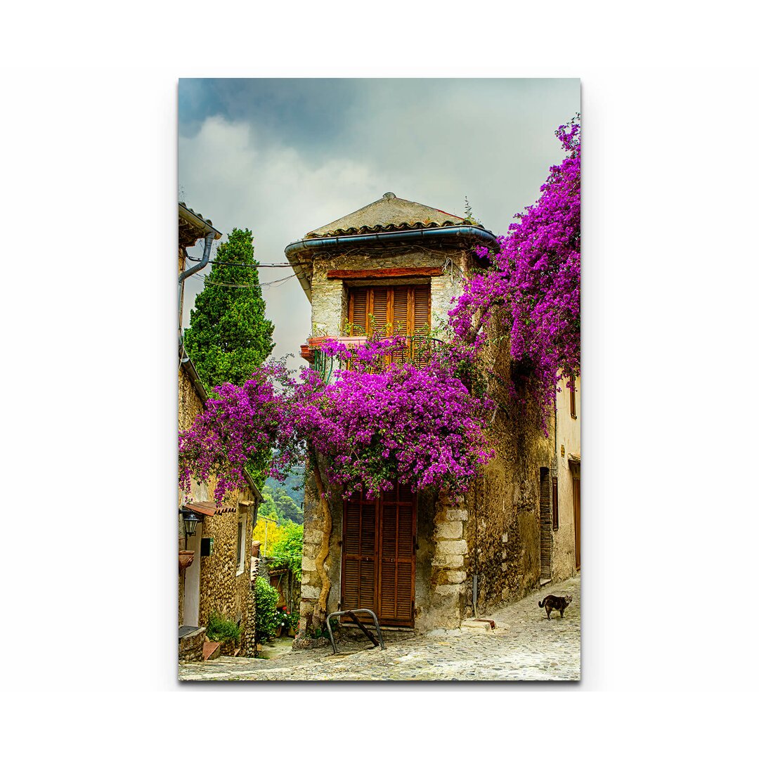 Leinwandbild Wunderschöne alte Stadt in der Provence