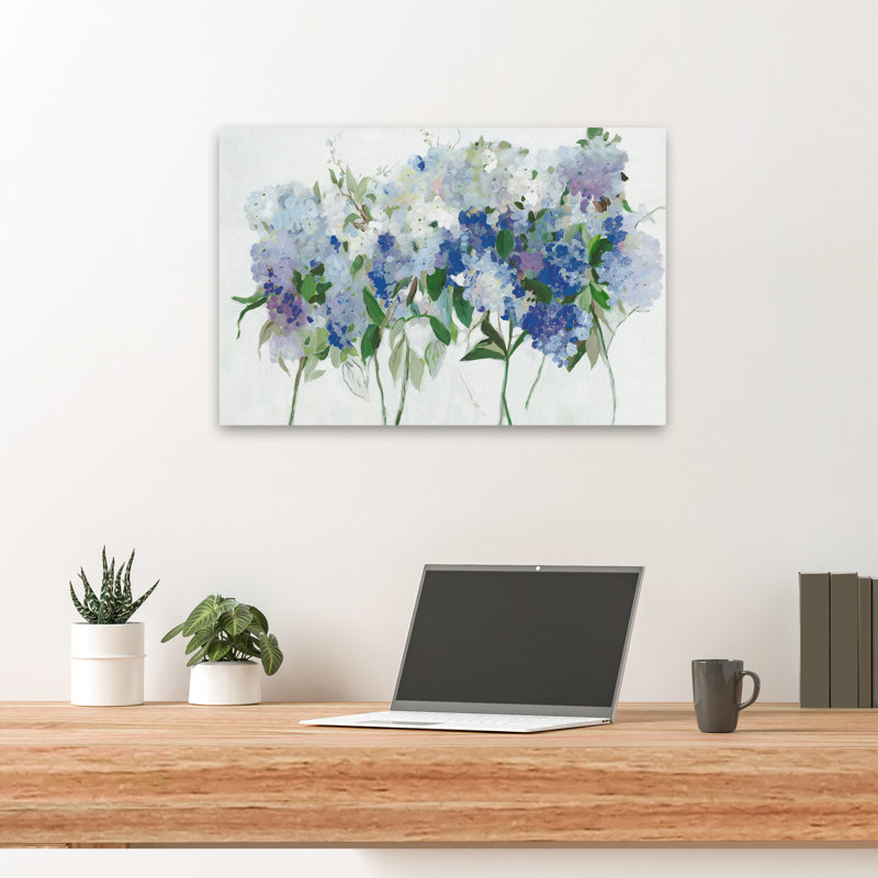 Plantes, fleurs, abstrait, charme instantané, art mural, H 16 po x l 24 po