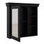 Armoire à pharmacie murale moderne avec miroir, armoire à pharmacie blanche 30 po x 28 po avec rangement et tablettes ouvertes-470635334