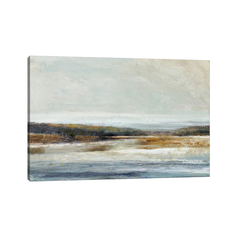 Water's Edge I by Jake Messina - Wrapped Canvas Painting, 30.48 cm H x 45.72 cm W
