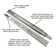 Drawer Slide Side Mount Soft Close Full Extension Cadmium Finish