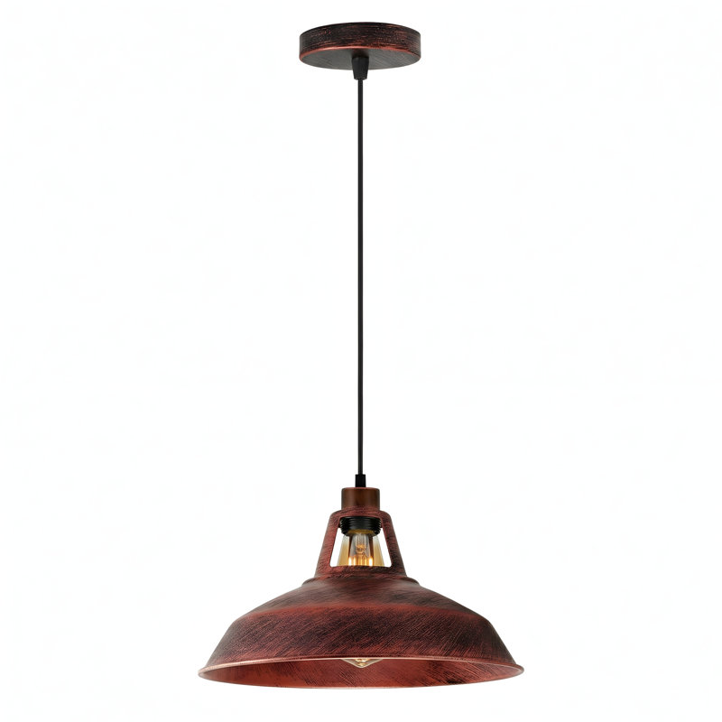 Rosado 1 - Light Pendant, Rustic Red