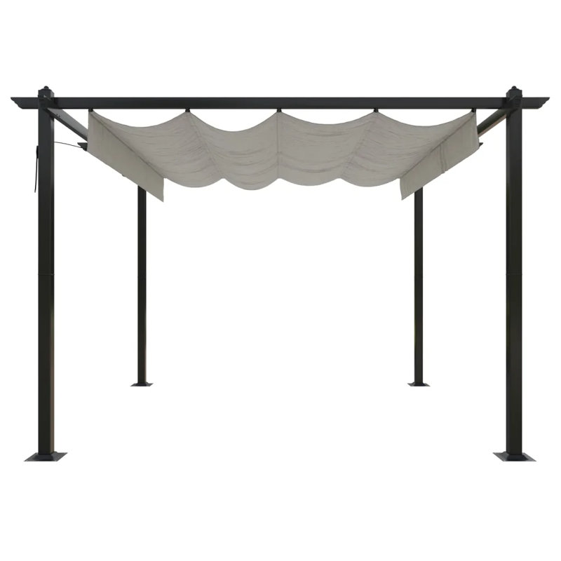 Amay 3m x 3m Metal Party Tent, Cream