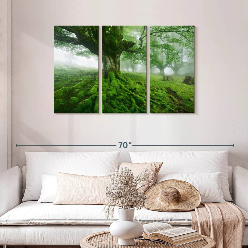 Harnek Mossy Tree, 28" H x 45" W