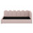 Twin Size Upholstered Daybed With Scallop-Shaped Guardrail And Pull-Out Bed, Velvet Sofa Bed, Metal Slatted Frame, Space-Saving Design-1239803578