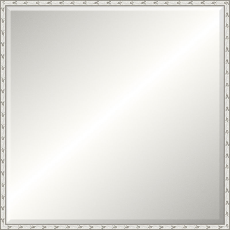 Adelaide Mirror, Square 37.75" x 37.75", Silver, Beveled